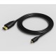 Vention Cable HDMI VAA-D03-B100/ HDMI Macho - Mini HDMI Macho/ 1m/ Negro